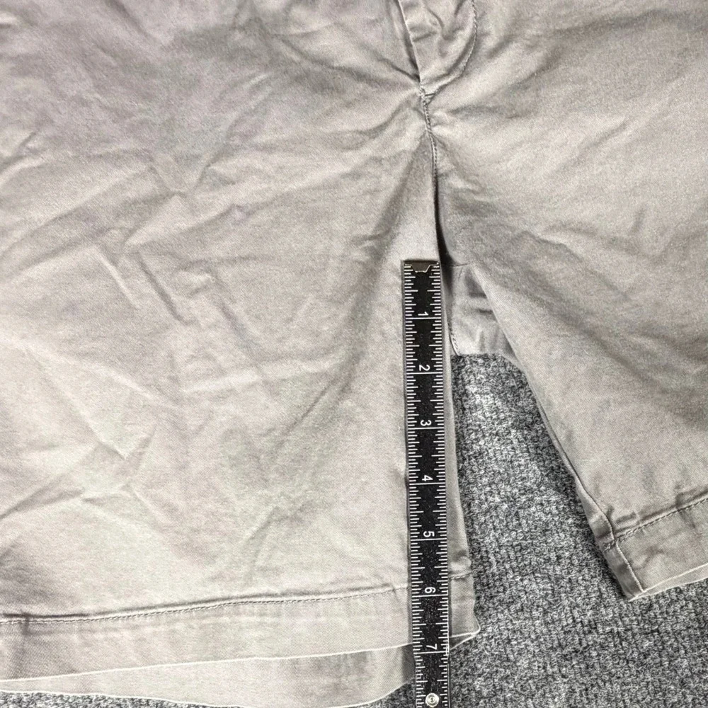 Original Penguin Mens Grey‎ Chino Shorts Size 30 Twill Flat Front Casual Summer